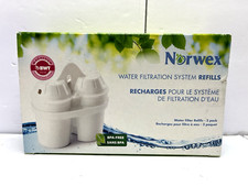 Sistema de filtragem de água Norwex recargas pacote com 2 refis de filtro de água sem BPA comprar usado  Enviando para Brazil