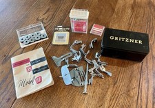 Peças de acessórios manuais vintage Gritzner modelo HZ máquina de costura alemã comprar usado  Enviando para Brazil