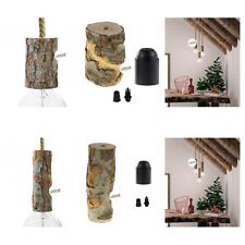 Portalampada legno corteccia usato  Cerro Maggiore