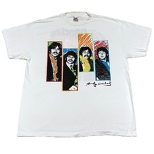 Camisa ponto único The Beatles Andy Warhol vintage pop art anos 90 banda GG reimpressão, usado comprar usado  Enviando para Brazil