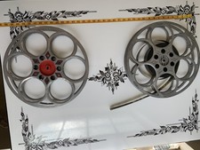 2 projetores de filmes vintage 16 mm.  Carretel de filme alumínio 15" GOLDBERG BROS. & WEAVER comprar usado  Enviando para Brazil