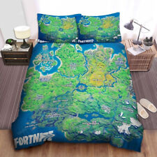 Lençóis de cama FortniteBR mapa original capa de edredom conjuntos de roupa de cama presente de aniversário de luxo comprar usado  Enviando para Brazil