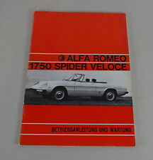 Betriebsanleitung alfa romeo gebraucht kaufen  Jever