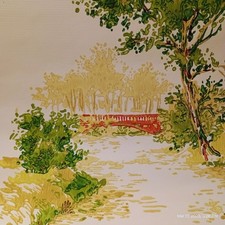 Antigo PAPEL DE PAREDE Um Rolo Jardim Florestal Asiático 8,5' X 20,5" comprar usado  Enviando para Brazil