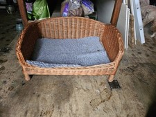Dog wicker basket for sale  WELLINGBOROUGH