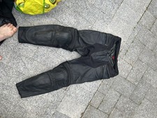 Dainese black leather for sale  CRAWLEY