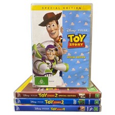 Toy Story DVD Conjunto 1-4 Disney Edição Especial Animação Infantil Família Filme Lote OOP comprar usado  Enviando para Brazil