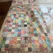 Colcha vintage feita à mão gasto 51 x 33 algodão casa de campo dupla face colo arremesso  comprar usado Colcha vintage feita à mão gasto 51 x 33 algodão casa de campo dupla face colo arremesso  comprar usado  Enviando para Brazil