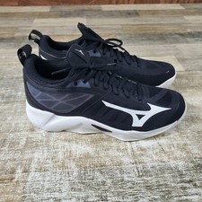 Tênis de vôlei feminino Mizuno Wave Dimension tamanho 11 preto branco com cadarço comprar usado  Enviando para Brazil