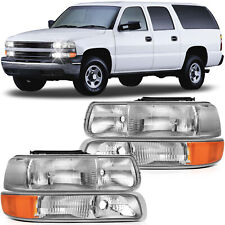 Usado, Faróis 2 peças para 1999-02 Chevy Silverado 00-06 Suburban Tahoe 1500 2500 3500 comprar usado  Enviando para Brazil