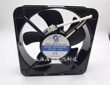Ventilador de refrigeração MINQUAN MQ20060HBL DC24V 20CM 2 fios estrutura de alumínio metálico DC comprar usado  Enviando para Brazil