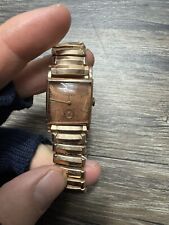 Relógio de pulso vintage Longines 10KT folheado a ouro rosa 8LN 17J com Stretch Jb Champion comprar usado  Enviando para Brazil