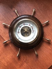 Vintage barometer metal for sale  Katy