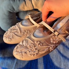 ZARA: Bailarinas de malha bordada branca: 2508/510: TODOS OS TAMANHOS, usado comprar usado  Enviando para Brazil
