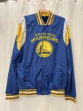 Jaqueta Bombardeiro Golden State Warriors Cetim Azul NBA Masculina Tamanho Grande comprar usado  Enviando para Brazil