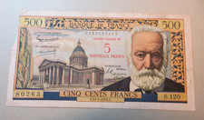 Billet 500 francs d'occasion  Montluçon