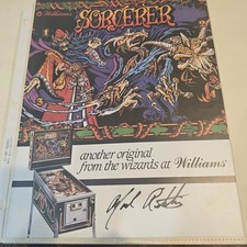 Williams sorcerer pinball for sale  Applegate
