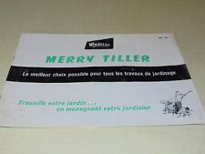 Prospectus brochure motoculteu d'occasion  Pont-d'Ain