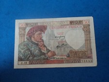 Billet francs jacques d'occasion  Pia
