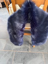 Dark blue faux for sale  TIVERTON