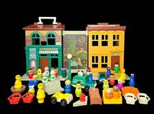 Conjunto de móveis vintage Fisher Price Hoopers Store Sesame Street #938 figuras  comprar usado  Enviando para Brazil
