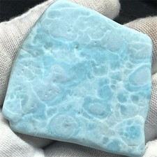 Pingente de pedra preciosa pectolita azul pedra Atlântida cabochão pedra preciosa Larimar 30,4 g comprar usado  Enviando para Brazil