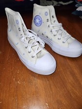 Tênis Converse Plataforma Estrelas Celestiais Crystal Energy Hi Top Novo sem Caixa - Feminino 5.5 comprar usado  Enviando para Brazil