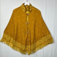 Womens poncho gold for sale  Shipping to Ireland