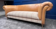 Leather chesterfield sofa for sale  GRIMSBY