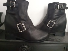 Black leather jeffrey for sale  NOTTINGHAM