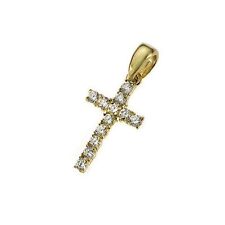 Croce oro pendente usato  Casapesenna