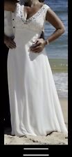 Brautkleid strandkleid größe gebraucht kaufen  Kammeltal