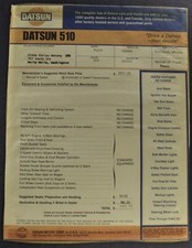 1972 datsun 510 for sale  Olympia