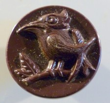 Bouton verre oiseau d'occasion  Trévières