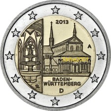 Euro commemorativo germania usato  Salussola