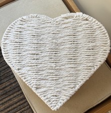 Heart shaped wicker for sale  STOKE-ON-TRENT