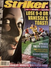 Comic striker football for sale  LONDON