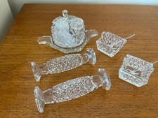 Vintage glass dining for sale  BATH
