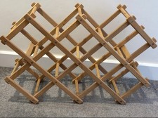 Foldable wooden wine for sale  UK