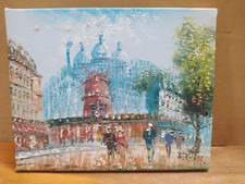 Petit tableau moulin d'occasion  Bazas