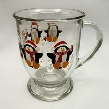 Penguin pattern glass for sale  Yukon