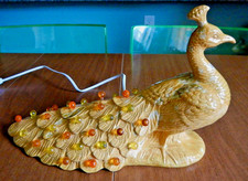 Ceramic peacock lights for sale  Lincoln