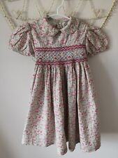 Vintage smocked cotton for sale  CHEDDAR