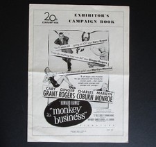 Libro de campaña de expositores 1952 portada de revista Marilyn Monroe Monkey Business. segunda mano  Embacar hacia Mexico