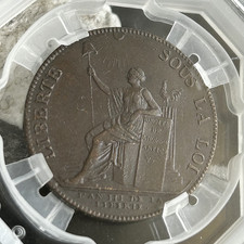 Monneron sols 1791 d'occasion  Delle