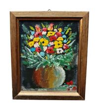 Quadretto vaso fiori usato  Roma