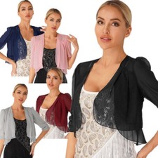 Damen chiffon bolero gebraucht kaufen  Bremen