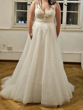 Hochzeitskleid größe unterro gebraucht kaufen  Friedewald