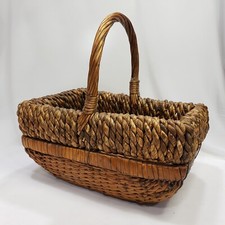 Vtg wicker basket for sale  Walford