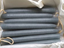 Mole Hollow 4,5 pol. Velas Tiny Tapers 14 VELAS AZUIS EMPOEIRADAS, 7 PARES comprar usado  Enviando para Brazil